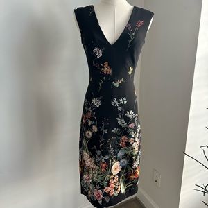 Zara Floral Midi Dress